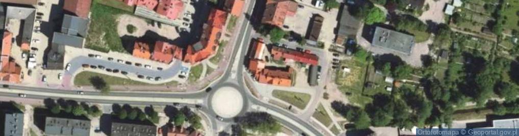 Zdjęcie satelitarne Sklep Nabiałowo Spożywczy Kefirek