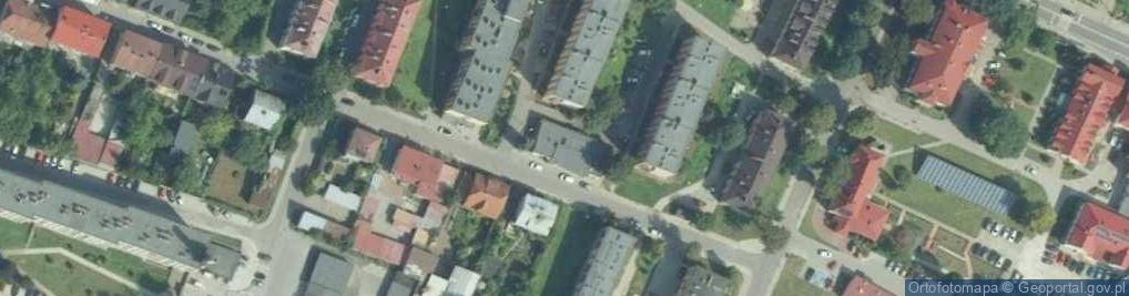 Zdjęcie satelitarne Sklep Owocowo Warzywny i Art Spożywcze Pieniężna M Połeć i