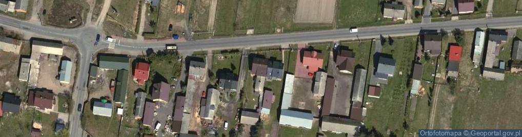 Zdjęcie satelitarne Sklep Spożywczo Przemysłowy B Rosłon A Piotrowski w Zabrańcu