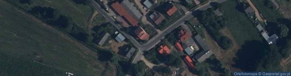 Zdjęcie satelitarne Sklep Spożywczo Przemysłowy w Okninach Starych
