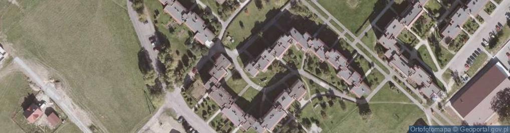 Zdjęcie satelitarne Sklep Wielobranżowy "Danusia" Wściubiak Danuta