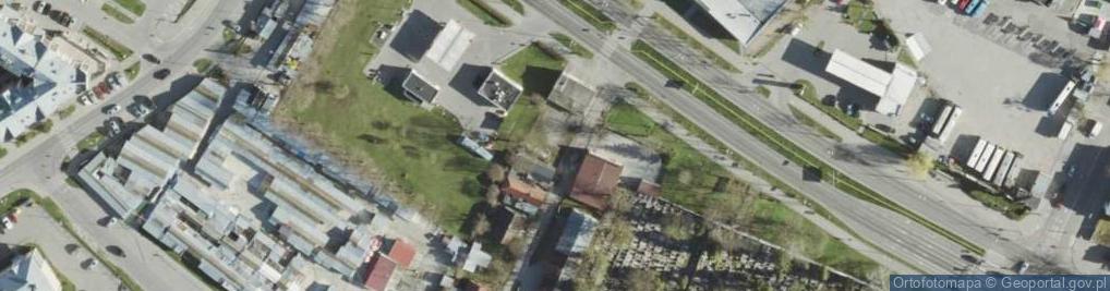 Zdjęcie satelitarne Sklep z Tanią Odzieżą w Zawieszeniu
