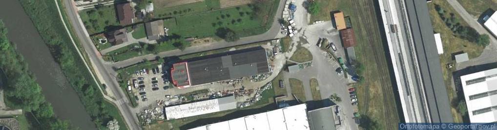 Zdjęcie satelitarne Skóra Roman Firma Produkcyjno-Usługowa Rom