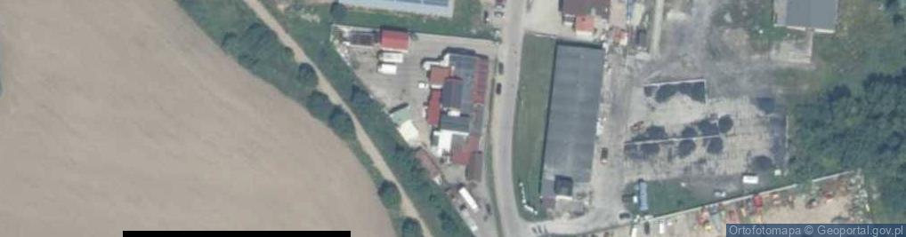 Zdjęcie satelitarne Skup i Ubój Zwierząt Rzeźnych Kąsek Bogdana Kwiatkowska i Zdzisław Kwiatkowski w Kisielicach