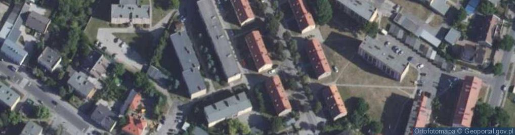 Zdjęcie satelitarne Sław-Bud