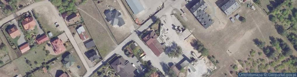 Zdjęcie satelitarne Sławomir Wilanowski Zakład Obsługi Budownictwa Wibet