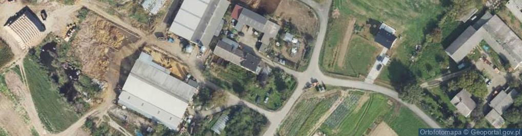 Zdjęcie satelitarne Sławomir Wiśniewski Usługi Rolnicze