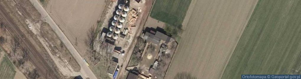Zdjęcie satelitarne Ślufarski Krzysztof 1.P.P.H.U.Rajbet 2.Tartak Grębocice