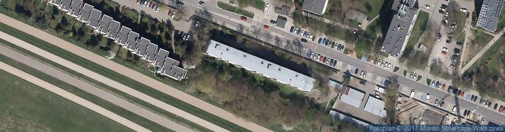 Zdjęcie satelitarne Służewiec Tory Wyścigów Konnych