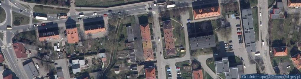 Zdjęcie satelitarne Solarium Raj i Szkoła Pływania Sportowego Wodnik Mirosław Wilczyński