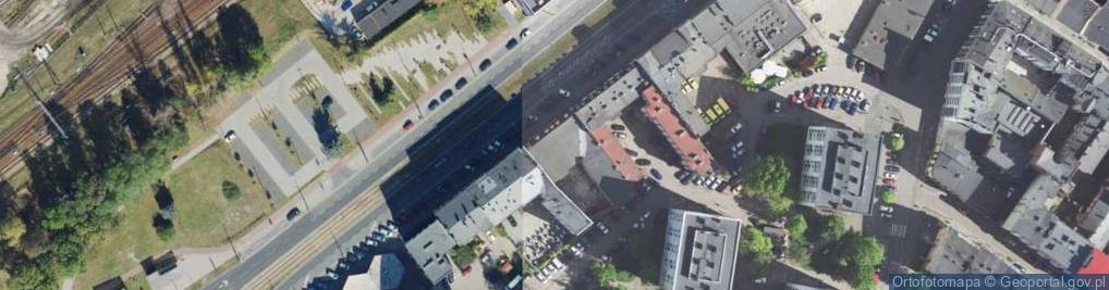Zdjęcie satelitarne Sosnowiecka Korporacja Wydawnicza SCW