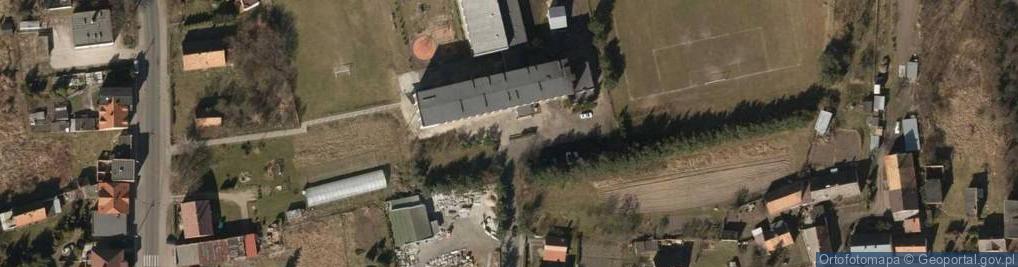 Zdjęcie satelitarne SP w Lubiążu