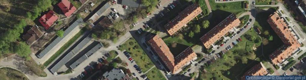 Zdjęcie satelitarne Specjalistyczna Praktyka Lekarska w Miejscu Wezwania Ilona Hill Wiśnicka