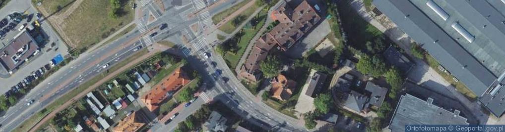 Zdjęcie satelitarne Specjalny Ośrodek Szkolno Wychowawczy w Człuchowie