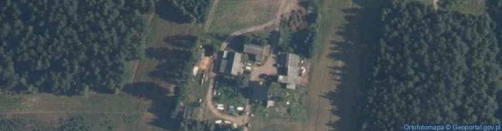 Zdjęcie satelitarne Spływy i pole biwakowe u Zbyszka