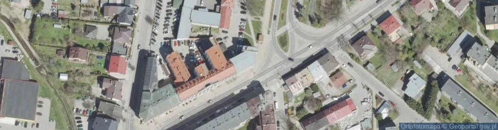 Zdjęcie satelitarne Spółdzielcze Biuro Projektów Projbud w Gorlicach