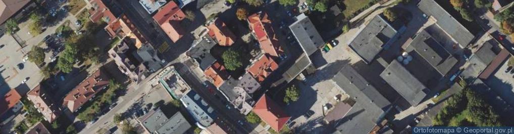 Zdjęcie satelitarne Spółdzielcze Zrzeszenie Budowy Domków Jednorodzinnych Pionier i w Białymstoku [ w Likwidacji