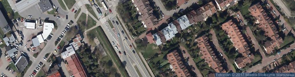 Zdjęcie satelitarne Spółdzielcze Zrzeszenie Budowy Domów Jednorodzinnych przy SGGW Ar Sigma