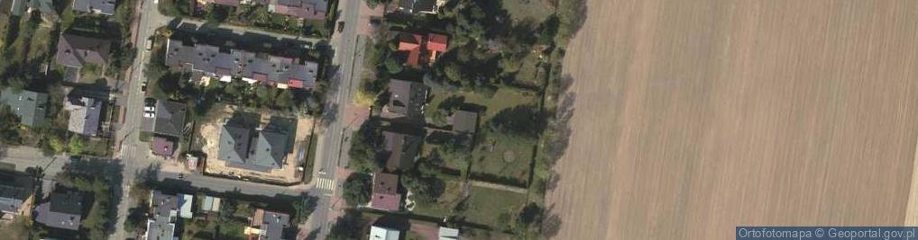 Zdjęcie satelitarne Spółdzielcze Zrzeszenie Budowy Domów Jednorodzinnych w Komorowie