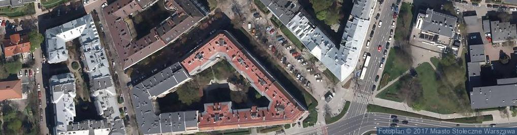 Zdjęcie satelitarne Spółdzielnia Budowlano Mieszkaniowa Pracowników Komunikacji
