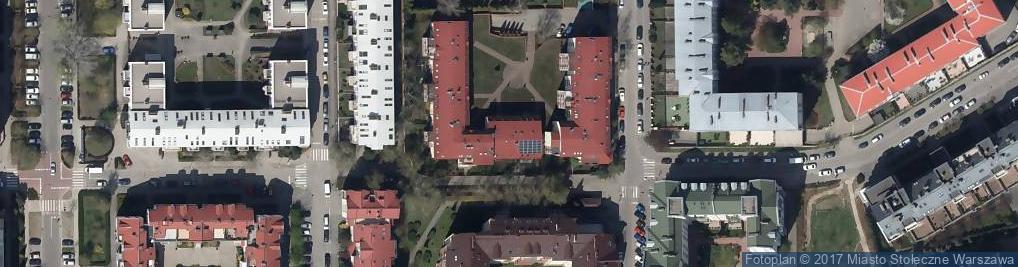 Zdjęcie satelitarne Spółdzielnia Budowlano Mieszkaniowa Trzynastka Bis