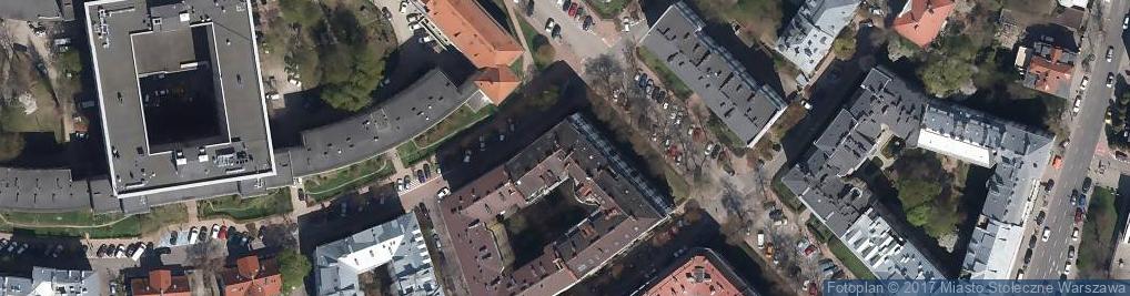 Zdjęcie satelitarne Spółdzielnia Budowlano Mieszkaniowa w Warszawie