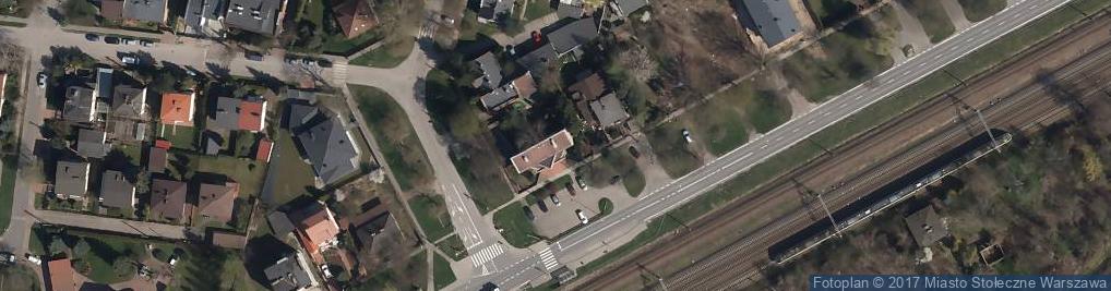 Zdjęcie satelitarne Spółdzielnia Budowlano Mieszkaniowa Wspólna Chata [ w Likwidacji