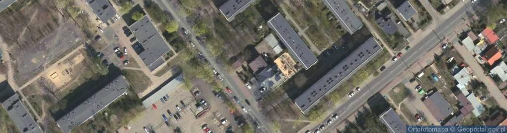 Zdjęcie satelitarne Spółdzielnia Budownictwa Mieszkaniowego w Wołominie