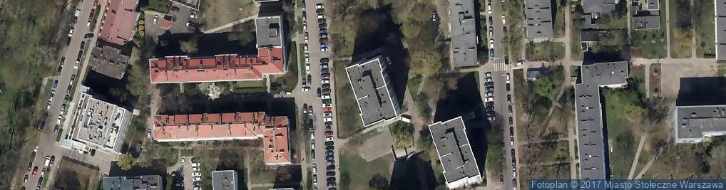 Zdjęcie satelitarne Spółdzielnia Domów Jednorodzinnych Ku Wiśle