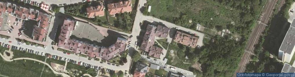 Zdjęcie satelitarne Spółdzielnia Inwalidów Naprzód w Krakowie