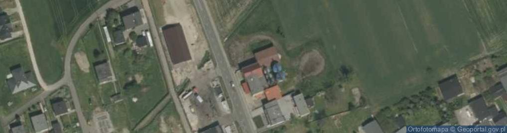 Zdjęcie satelitarne Spółdzielnia Kółek Rolniczych w Wielowsi [ w Likwidacji