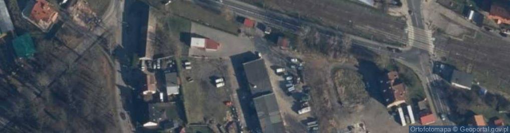 Zdjęcie satelitarne Spółdzielnia Kółek Rolniczych w Wierzchowie z/S w Złocieńcu w Likwidacji