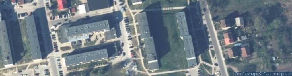 Zdjęcie satelitarne Spółdzielnia Mieszkaniowa Agros w Dobrym Mieście
