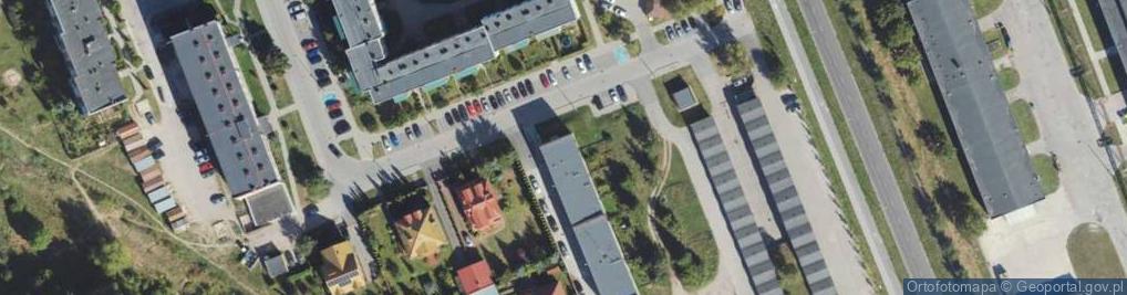 Zdjęcie satelitarne Spółdzielnia Mieszkaniowa Astra w Suwałkach