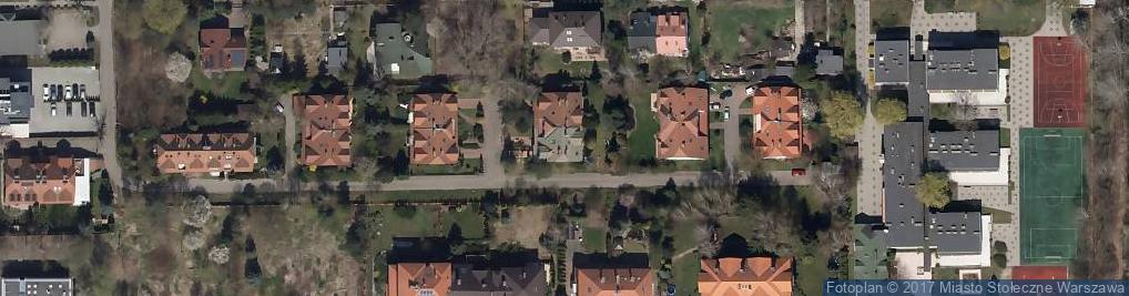 Zdjęcie satelitarne Spółdzielnia Mieszkaniowa Budownictwa Jednorodzinnego Zielony Dom