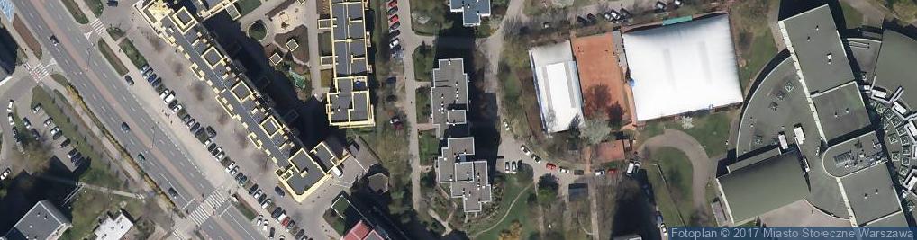 Zdjęcie satelitarne Spółdzielnia Mieszkaniowa Dunikowskiego [ w Likwidacji