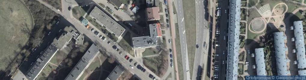 Zdjęcie satelitarne Spółdzielnia Mieszkaniowa Gryfia