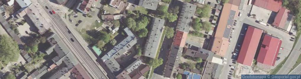 Zdjęcie satelitarne Spółdzielnia Mieszkaniowa im Płk Dionizego Czachowskiego w Radomiu