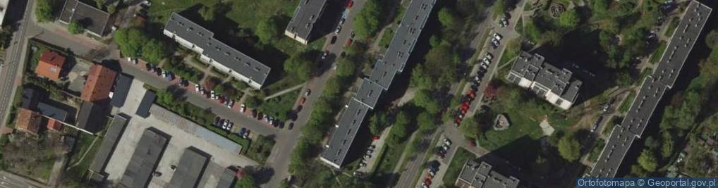 Zdjęcie satelitarne Spółdzielnia Mieszkaniowa Kolejarz