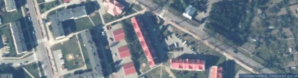 Zdjęcie satelitarne Spółdzielnia Mieszkaniowa Komfort w Pasłęku