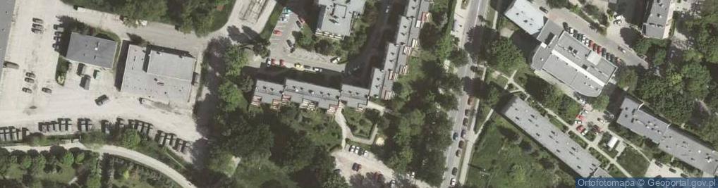 Zdjęcie satelitarne Spółdzielnia Mieszkaniowa Krakbud