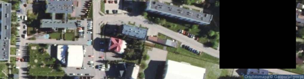 Zdjęcie satelitarne Spółdzielnia Mieszkaniowa Lokatorsko Własnościowa Dom Spółdzielcy w Makowie Mazowieckim