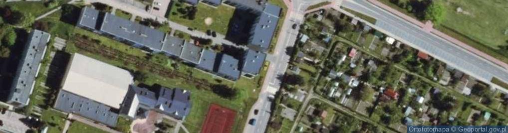 Zdjęcie satelitarne Spółdzielnia Mieszkaniowa Lokatorsko Własnościowa Szansa w Przasnyszu