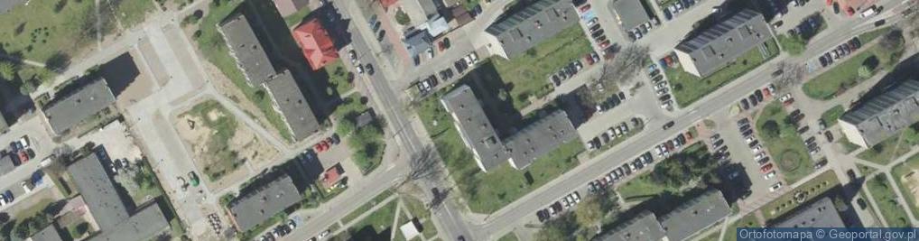 Zdjęcie satelitarne Spółdzielnia Mieszkaniowa Lokatorsko Własnościowa Szklany Dom
