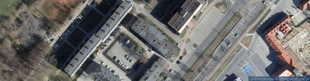 Zdjęcie satelitarne Spółdzielnia Mieszkaniowa Nasz Dom w Gorzowie Wlkp