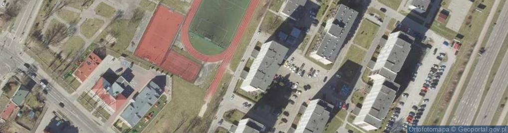 Zdjęcie satelitarne Spółdzielnia Mieszkaniowa Nasz Dom w Zamościu