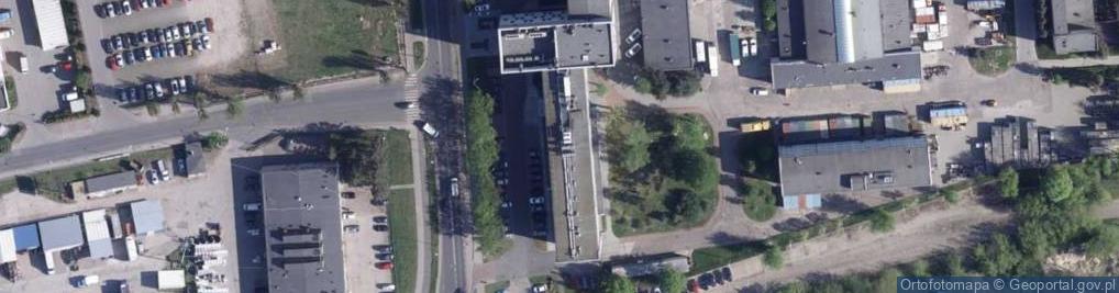 Zdjęcie satelitarne Spółdzielnia Mieszkaniowa Pomocy w Budownictwie Jednorodzinnym Geofizyka