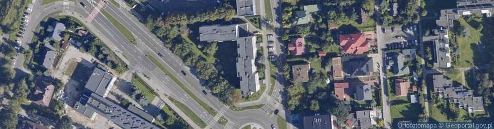 Zdjęcie satelitarne Spółdzielnia Mieszkaniowa przy Zakładach Przemysłu Odzieżowego Delia w Zamościu