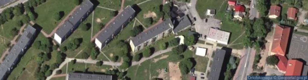 Zdjęcie satelitarne Spółdzielnia Mieszkaniowa Rodło w Barczewie