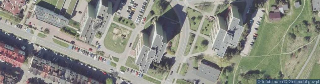 Zdjęcie satelitarne Spółdzielnia Mieszkaniowa Skarbek w Łęcznej